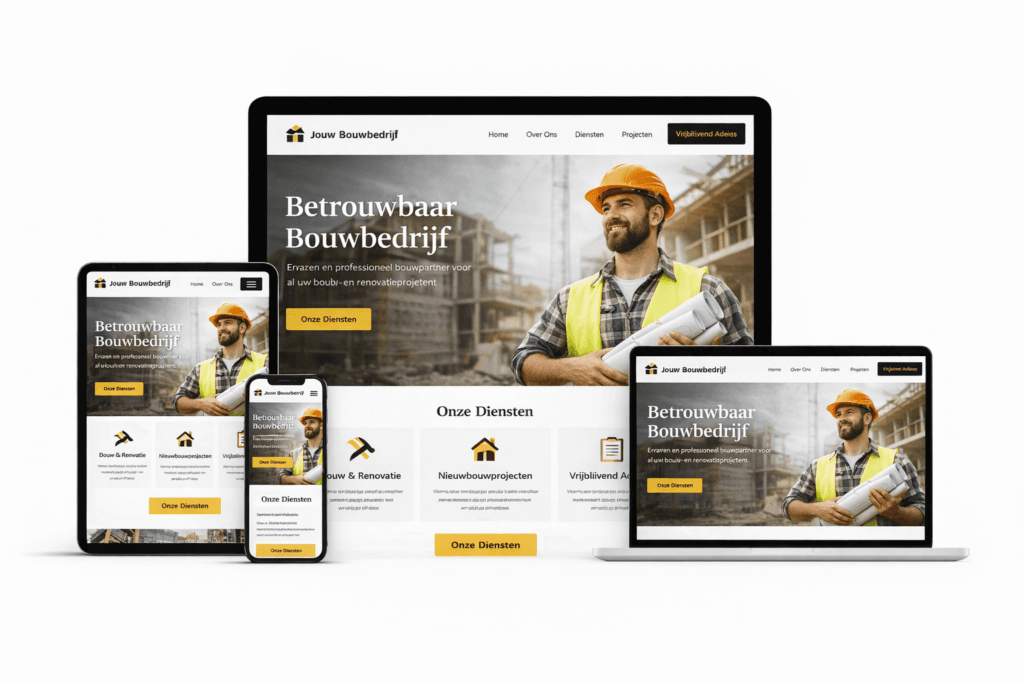 bouw bedrijf website
